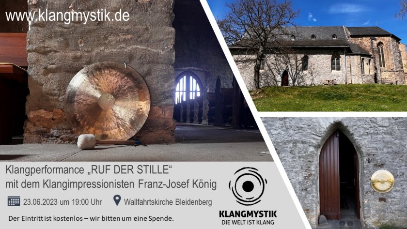 Klangperformance am Bleidenberg